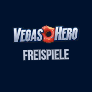 VegasHero Logo mit dem Text 'Freispiele'.